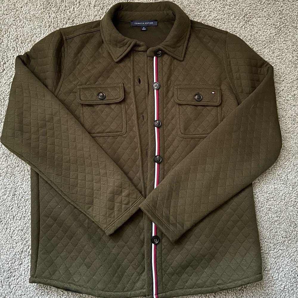 Tommy Hilfiger Olive Quilted Jacket